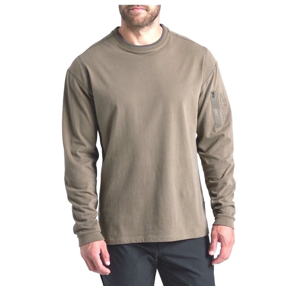 Kuhl Kommando Crew Wildfibre Organic Cotton Crewneck Long Sleeve Gorpcore Tee XL